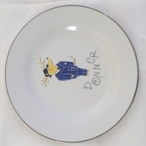 Pottery Barn Reindeer "Donner" Plate
